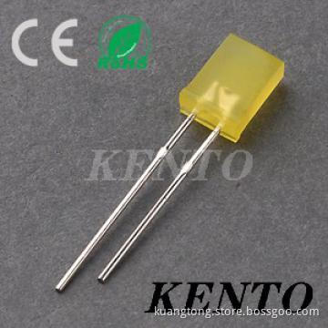 2*3.2*4.2mm Square Type short feet diffused Yellow LED Ultra bright